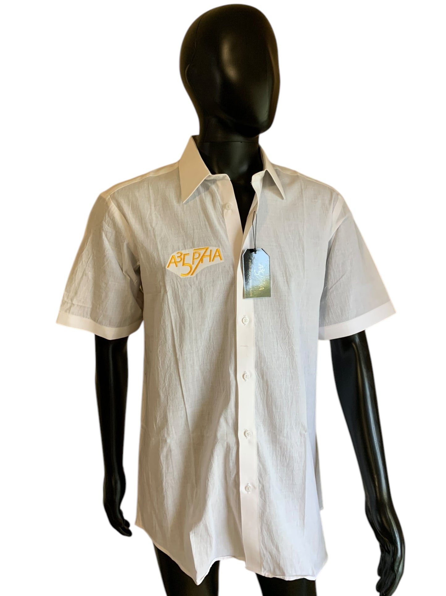 Alpha linen button down