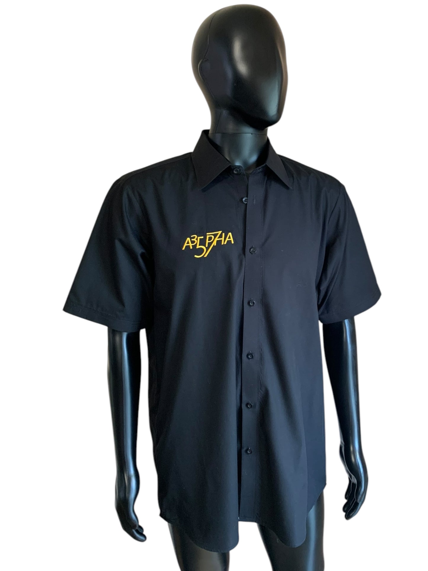Alpha linen button down
