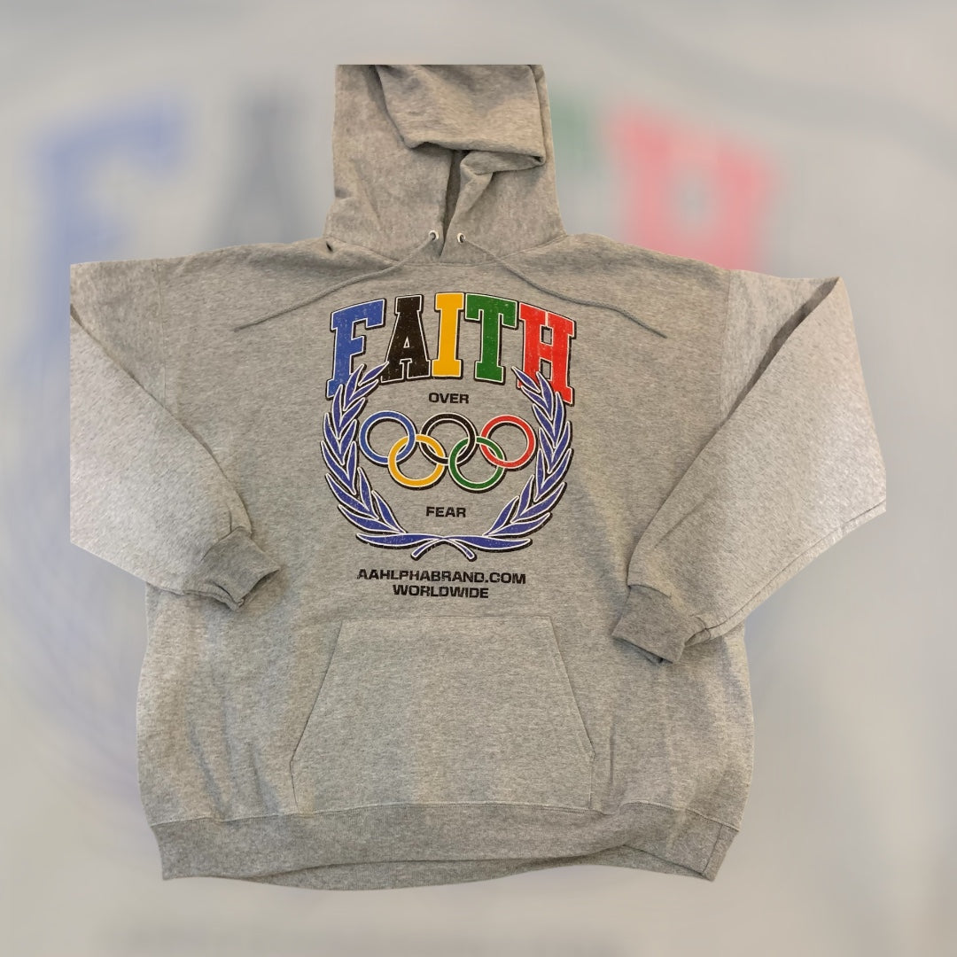 Faith Over Fear Rings Hoodie