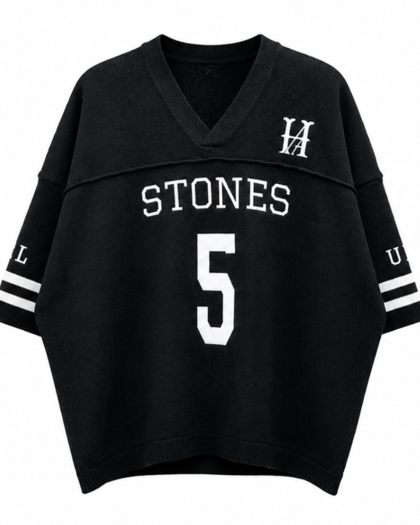 5 Stones David short sleeve Jersey Sweater