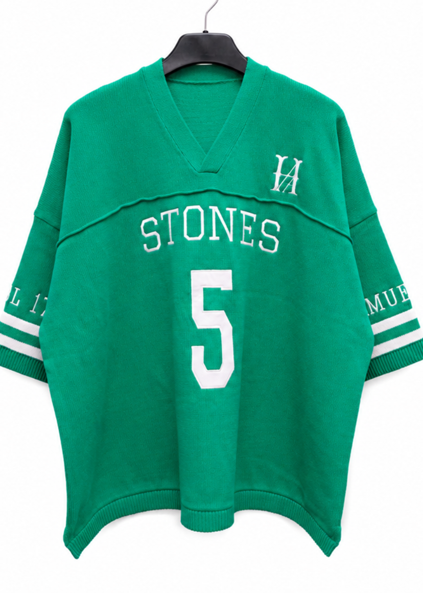 5 Stones David short sleeve Jersey Sweater