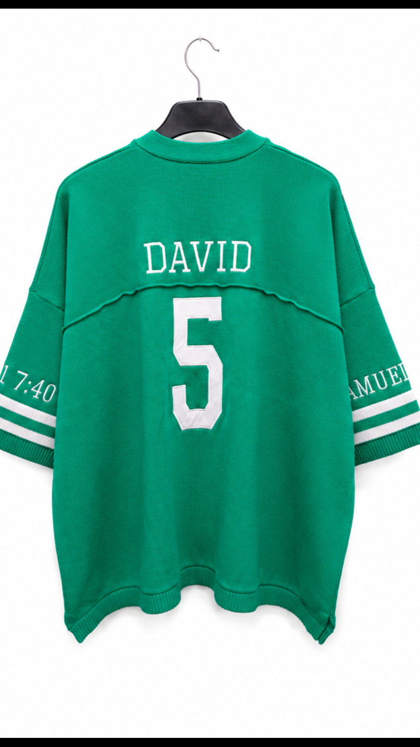5 Stones David short sleeve Jersey Sweater