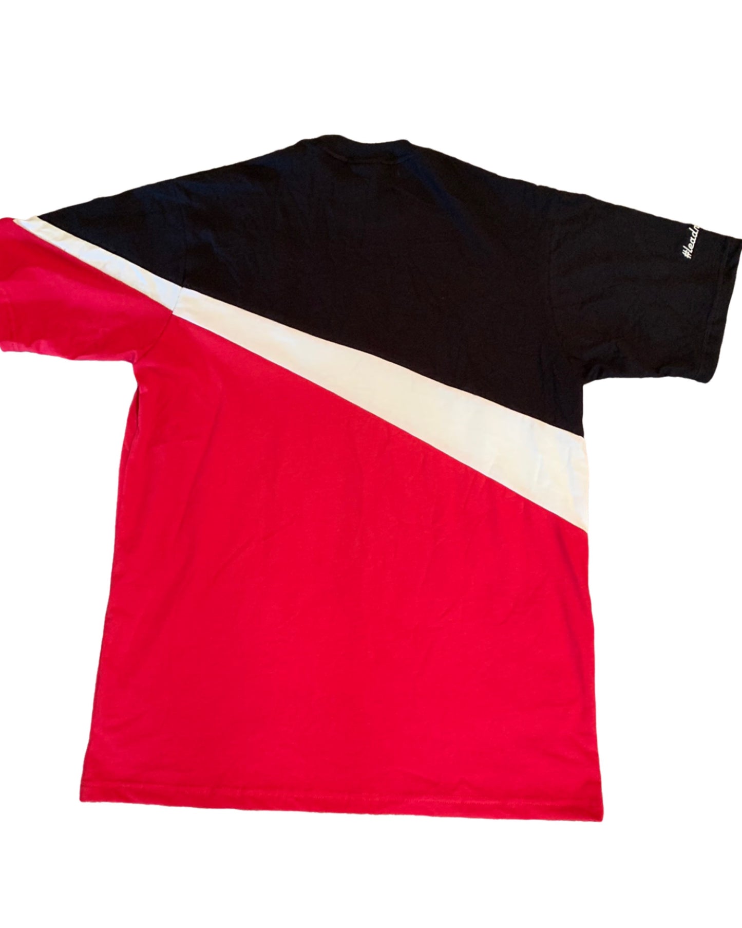 Alpha Tri Color Tee Red/Black/White