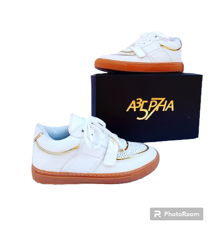 Alpha Strap Low Blanc