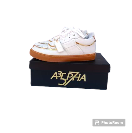 Alpha Strap Low Blanc