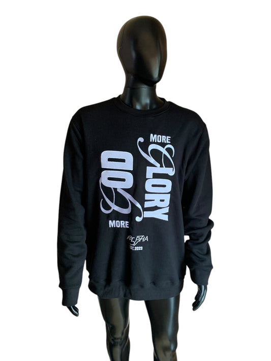 More God, More Glory embroidered crewneck